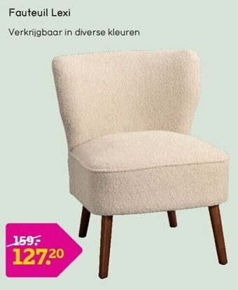 Leen Bakker Fauteuil lexi aanbieding
