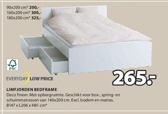Jysk Limfjorden bedframe aanbieding