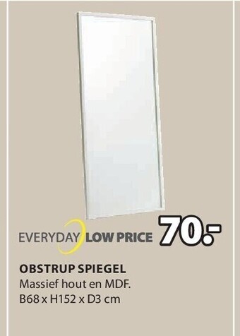 Jysk Obstrup spiegel aanbieding