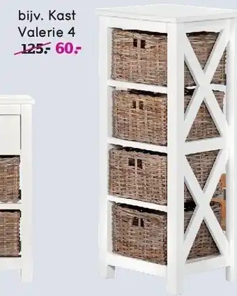 Leen Bakker Kast valerie 4 aanbieding