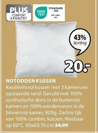 Jysk Notodden kussen aanbieding