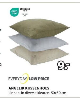 Jysk Angelik kussenhoes aanbieding