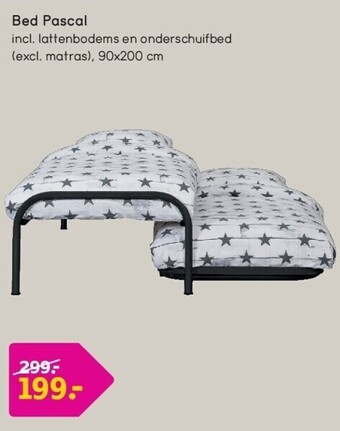 Leen Bakker Bed pascal aanbieding