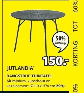 Rangstrup tuintafel
