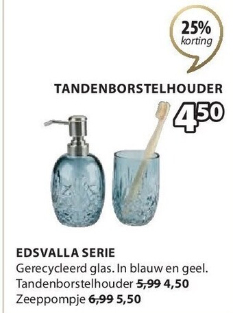 Jysk Edsvalla serie aanbieding