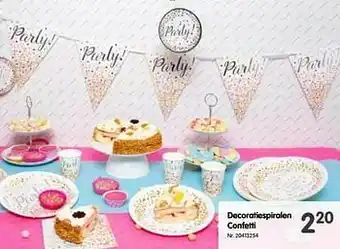 Decoratiespiralen confetti
