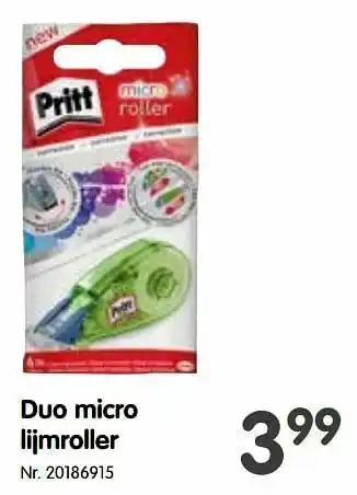 Fun Duo micro lijmroller aanbieding
