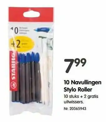 Fun 10 navullingen stylo roller aanbieding