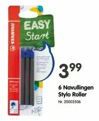 Fun 6 navullingen stylo roller aanbieding