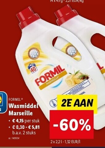 Lidl Wasmiddel marseille aanbieding