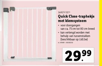 Lidl Quick close-traphekje met klemsysteem aanbieding