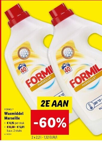 Lidl Wasmiddel marseille aanbieding