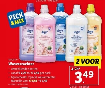 Lidl Wasverzachter aanbieding