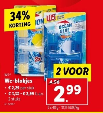 Lidl Wc-blokjes aanbieding