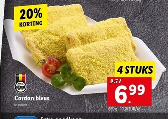 Lidl Cordon bleus aanbieding