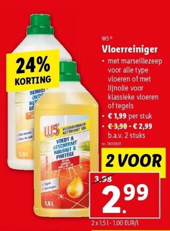 Lidl Vloerreiniger aanbieding