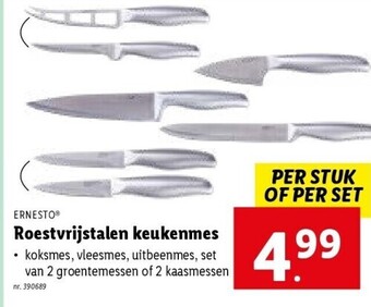Lidl Roestvrijstalen keukenmes aanbieding