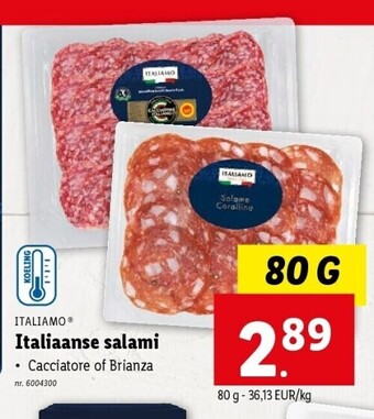 Lidl Italiaanse salami aanbieding