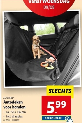Lidl Autodeken voor honden aanbieding