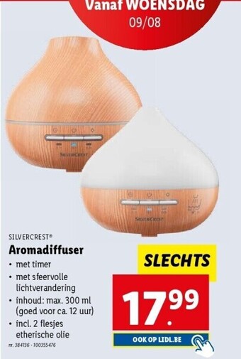 Lidl Aromadiffuser aanbieding