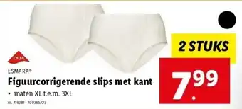 Lidl Figuurcorrigerende slips met kant aanbieding