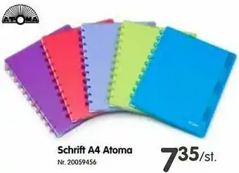 Schrift a4 atoma