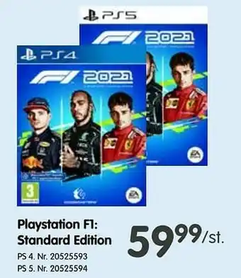 Playstation f1: standard edition ps 4