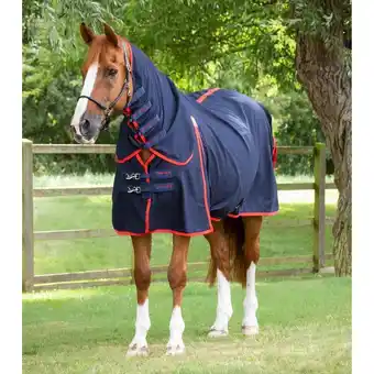Decathlon Droogdeken voor paarden met halsbedekking premier equine aanbieding