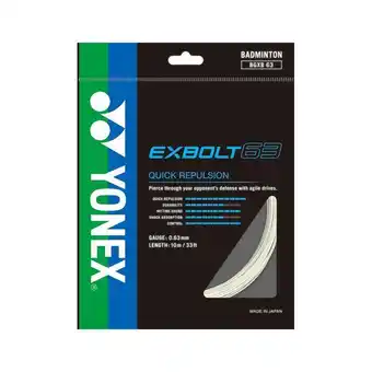 Decathlon Badminton racketsnaren yonex bg exbolt 63 aanbieding