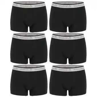 Decathlon Pak 6 zwarte reebok boxershorts aanbieding