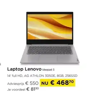 Molecule Laptop lenovo deapad 3 aanbieding