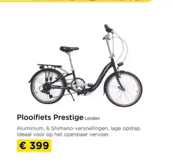 Molecule Plooifiets prestige london aanbieding