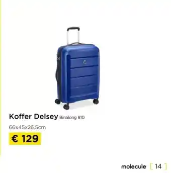 Molecule Koffer delsey binalong 810 aanbieding