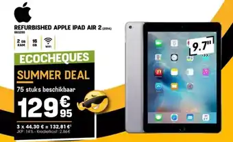 Electro Depot Refurbished apple ipad air 2 (2014) aanbieding