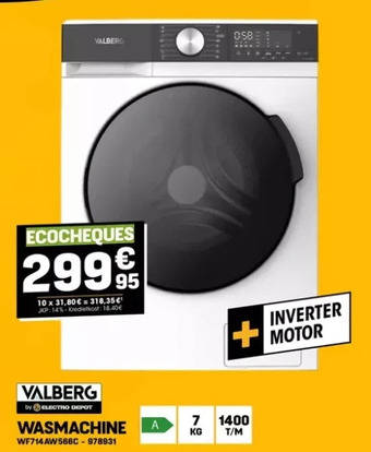 Electro Depot Wasmachine aanbieding
