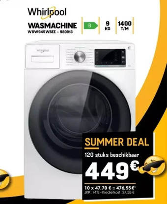 Electro Depot Wasmachine aanbieding
