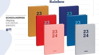 Schoolagenda 1dag/pag 11,5 x 16,9 cm
