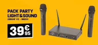 Electro Depot Pack party light&sound aanbieding