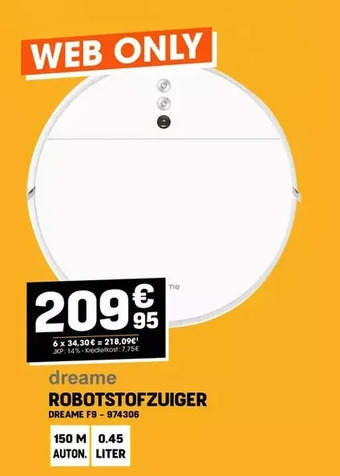Electro Depot Robotstofzuiger aanbieding
