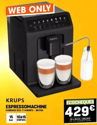 Electro Depot Espressomachine aanbieding