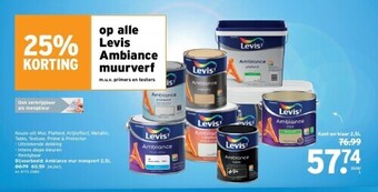 GAMMA Op alle levis ambiance muurverf aanbieding