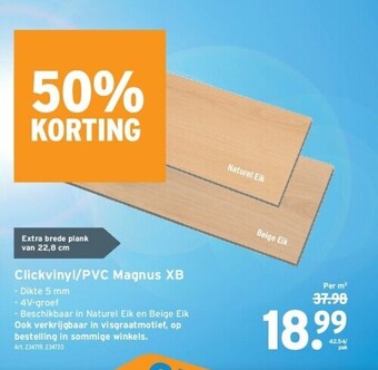 GAMMA Clickvinyl/pvc magnus xb aanbieding