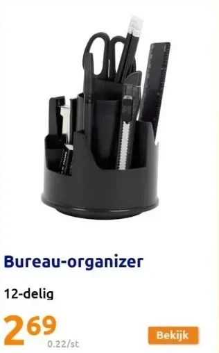 Action Bureau-organizer aanbieding