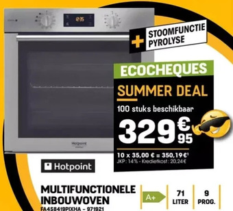 Electro Depot Multifunctionele inbouwoven aanbieding