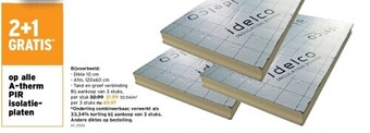 GAMMA Op alle a-therm pir isolatieplaten aanbieding