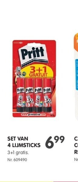 Set van 4 lijmsticks