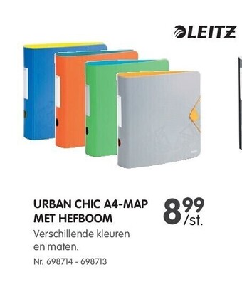Urban chic a4-map met hefboom
