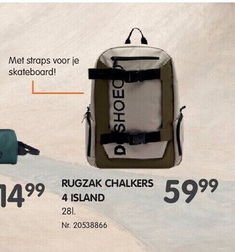 Fun Rugzak chalkers 4 island aanbieding