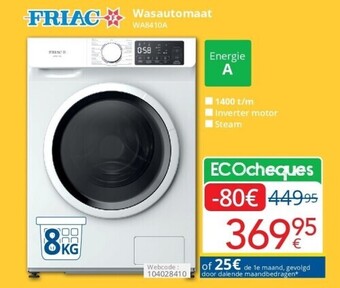 Eldi Wasautomaat wa8410a aanbieding