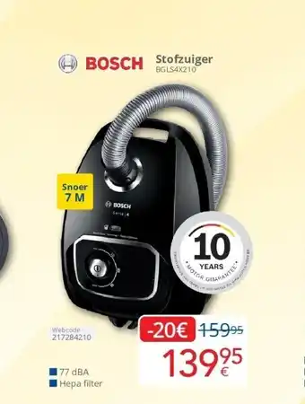 Eldi Stofzuiger bgls4x210 aanbieding